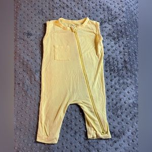 Kyte BABY | Zippered Romper | Daffodil